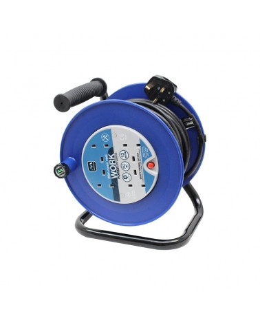 25m 13A 4 Socket Mains Extension Reel (LDCC2513/4BL)