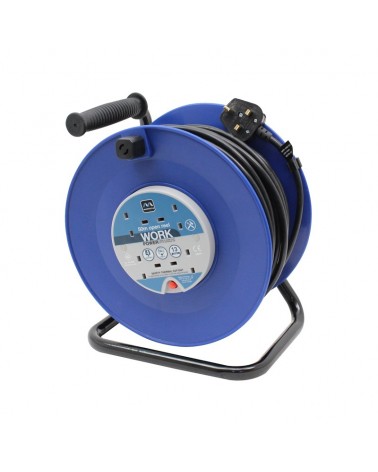 50m 13A 4 Socket HD Mains Extension Reel (HDCC5013/4BL)