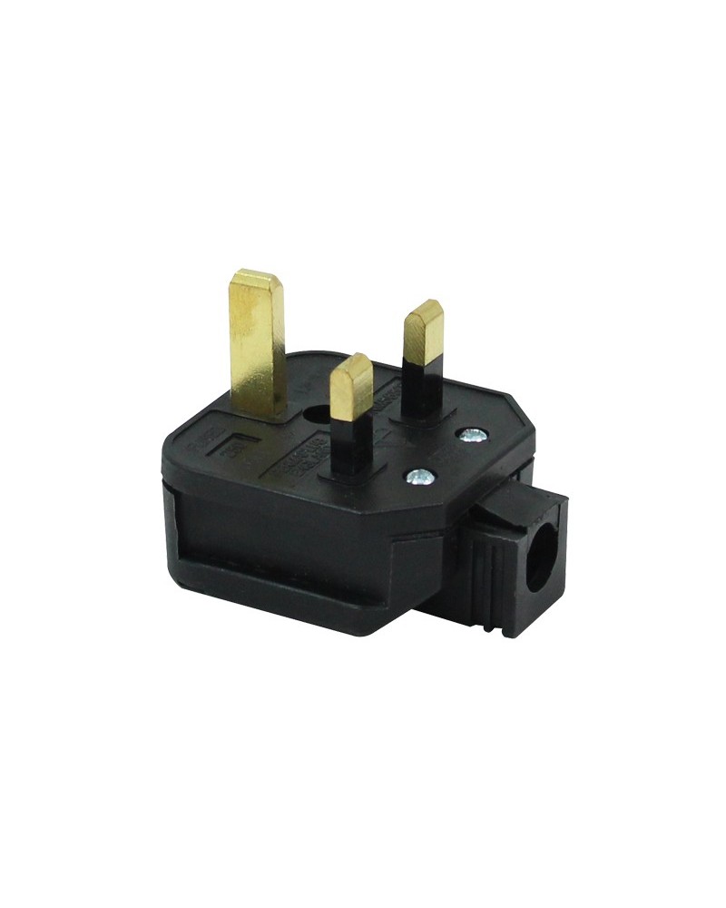 13A HD Mains Plug, Black (HDPT13B)