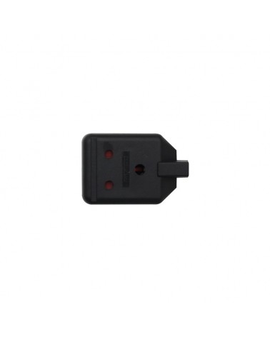 1 Gang 15A Round Pin HD Mains Socket, Black (ELS15B)