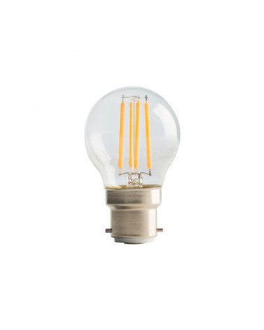 4W LED CLEAR GOLF BALL FILAMENT LAMP, B22 2700K