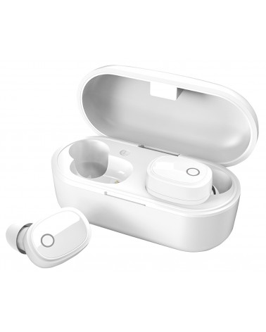 Avlink True Wireless Bluetooth Earphones & Charging Case White