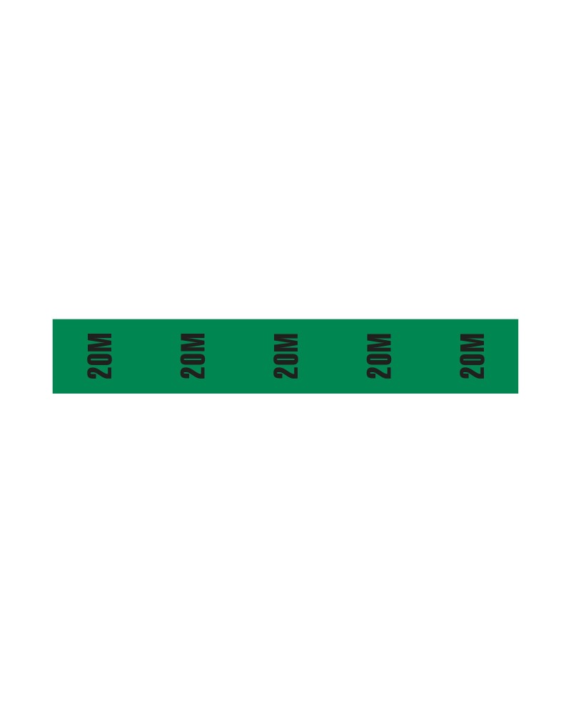 Cable Length ID Tape (24mm x 33m) - 20m Green