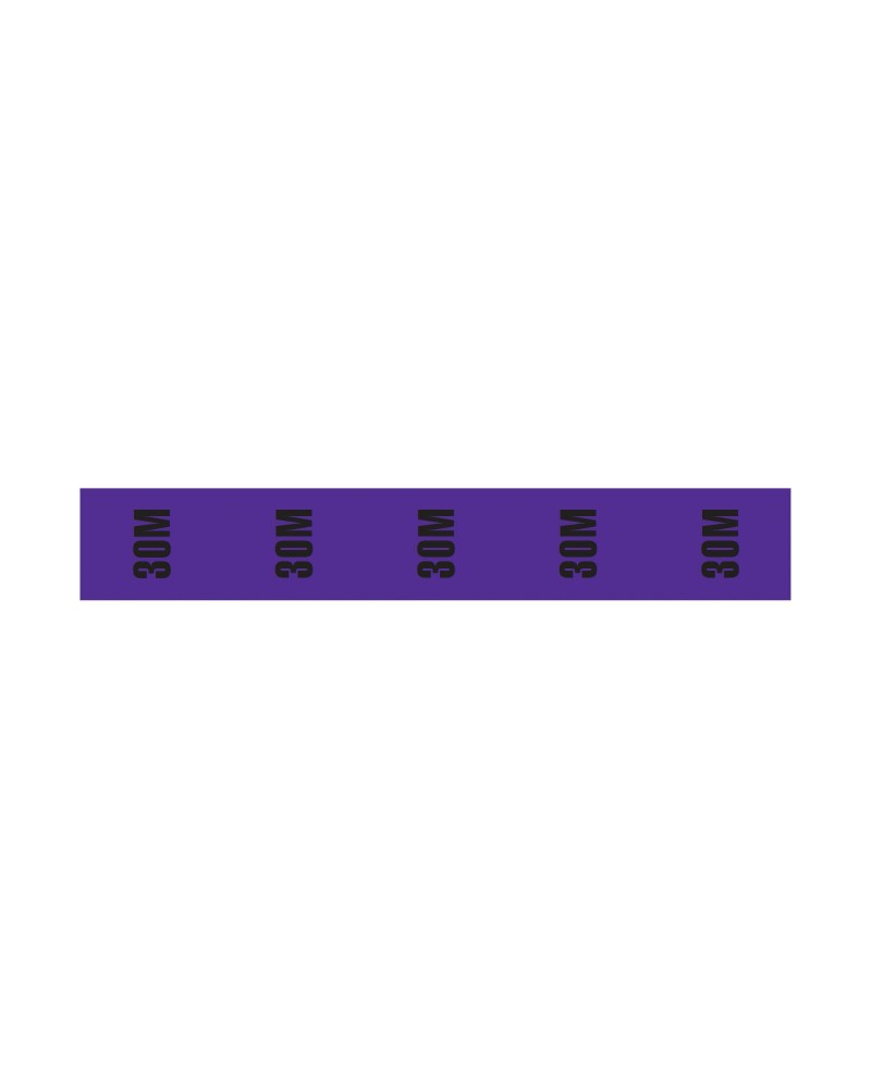 Cable Length ID Tape (24mm x 33m) - 30m Purple