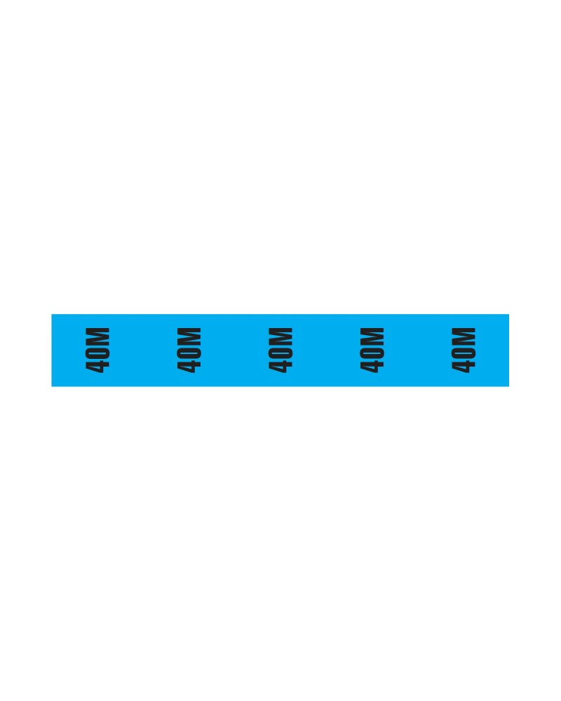 Cable Length ID Tape (24mm x 33m) - 40m Blue