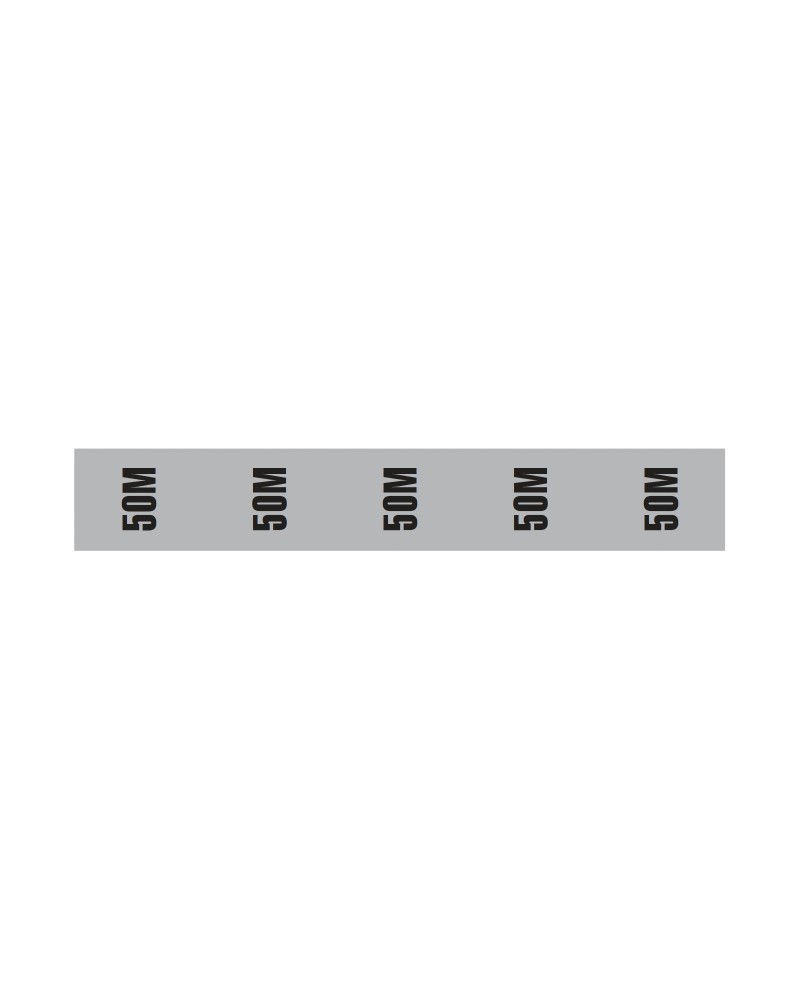 Cable Length ID Tape (24mm x 33m) - 50m Grey