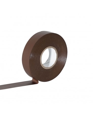 Economy PVC Insulation Tape 19mm x 33m - Brown