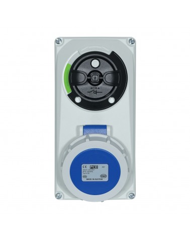 16A 230V 2P+E IP67 Switched Interlock Socket (61132-6)