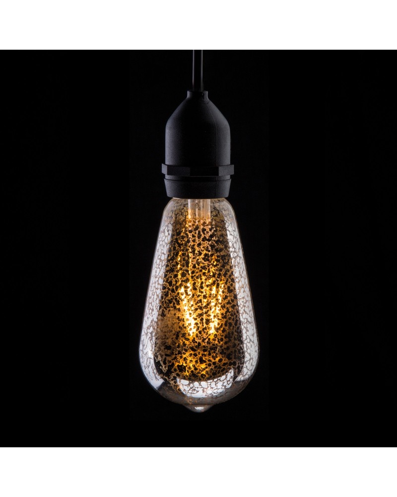 4W Dimmable LED ST64 Crackle Filament Lamp 2200K BC