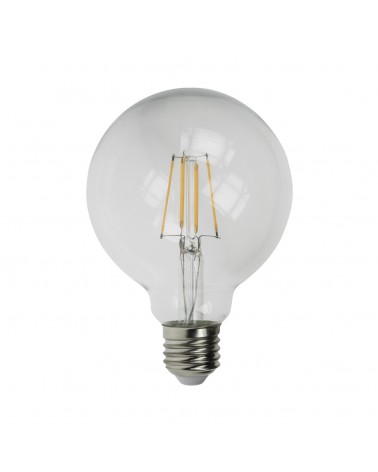 4W LED G95 Globe Filament Lamp 2700K ES