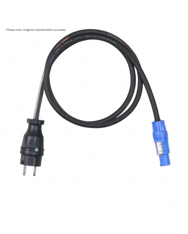 LEDJ 2m PCE Schuko - Neutrik PowerCON Cable - 1.5mm H07RN-F