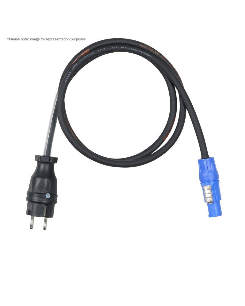 LEDJ 5m PCE Schuko - Neutrik PowerCON Cable - 1.5mm H07RN-F