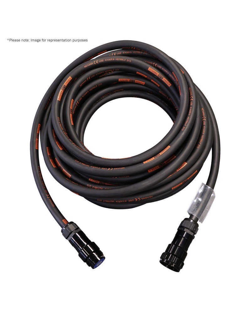 eLumen8 5.0m Socapex 19-Pin Male - Female Titanex 2.5mm Cable
