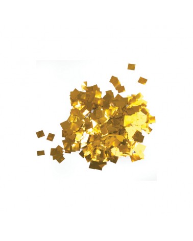 Equinox Loose Confetti Squares 17 x 17mm - Metallic Gold 1kg