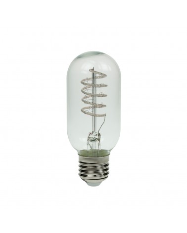 Prolite 4W LED T45 Funky Spiral Filament Lamp ES, Blue