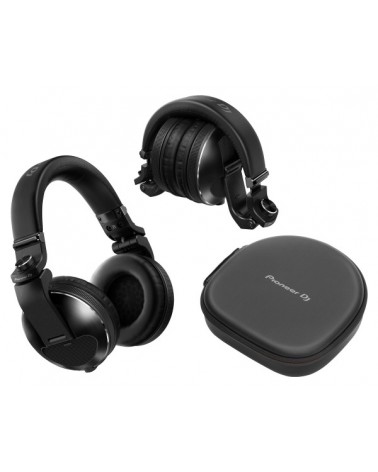 HDJ-X10-K Pro DJ 50mm Headphones with Swivel Ear Black