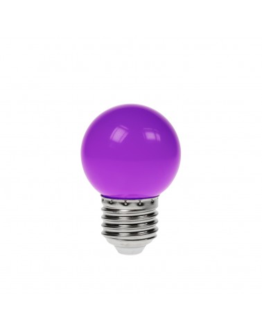 1.5W LED Polycarbonate Golf Ball Lamp, ES Purple