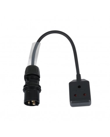 0.5m 1.5mm 16A Male - 15A Female Adaptor Cable