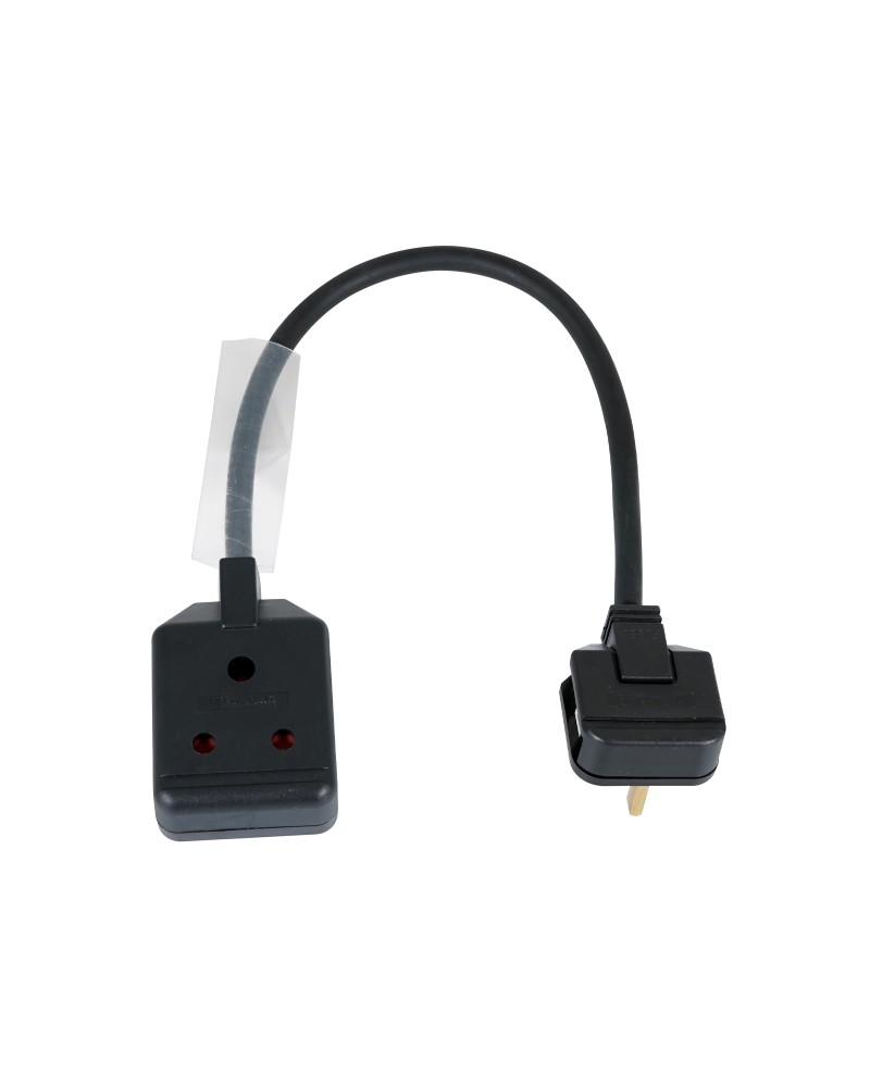 0.5m 1.5mm 13A Male - 15A Female Adaptor Cable