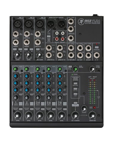 Mackie 802-VLZ4 8 Channel Compact Analogue Mixer