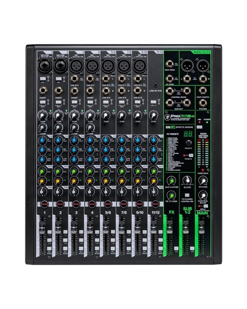 Mackie ProFX12v3 - 12 Channel Effects USB Mixer