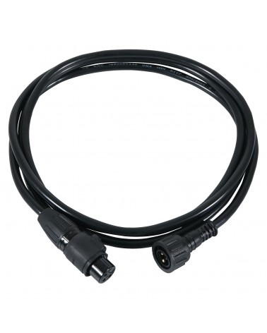 1m DMX Exterior IP Male - Seetronic IP XLR 3-Pin Female Cable