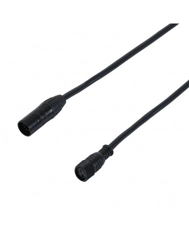 0.5m DMX Seetronic IP XLR 5-Pin Male - Exterior IP Female Cable