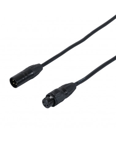 1m Seetronic IP 3-Pin Male XLR - 3-Pin Female XLR DMX Cable