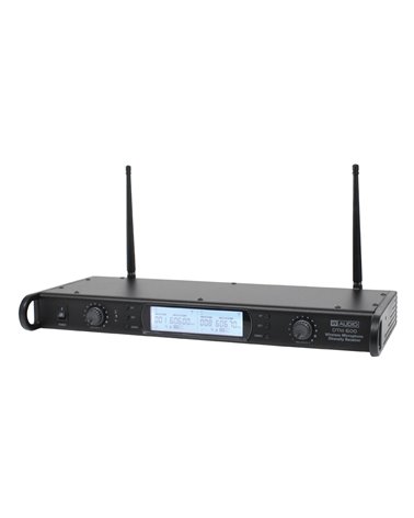 W Audio DTM 600H Twin Handheld Diversity System (606.0Mhz-614.0Mhz) V2 Software