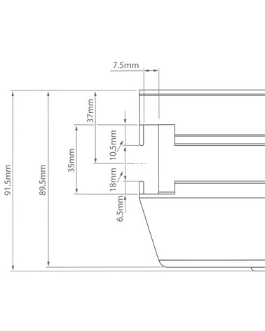 Global Truss GT Stage Deck 2 x 1m Hexa R/H Quadrant Stage Platform