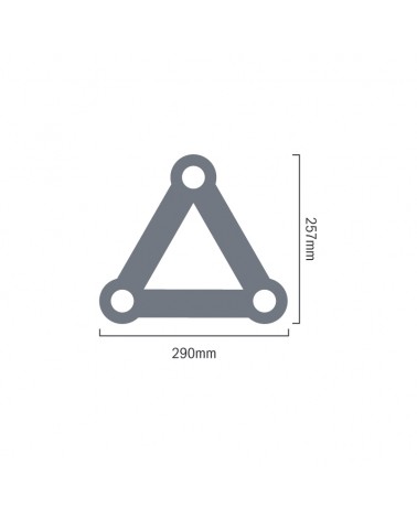 F33 Standard Vertical T Piece Apex Out
