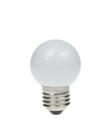 1.5W LED Polycarbonate Golf Ball Lamp, ES 3000K White