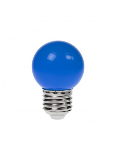 1W LED Polycarbonate Golf Ball Lamp, ES Blue
