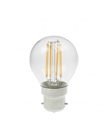 4W LED Filament Golf Ball Lamp 2700K BC