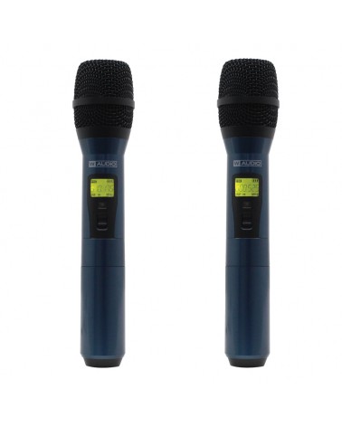 DQM 600H Quad Handheld UHF Radio Microphone System (606Mhz-614Mhz)