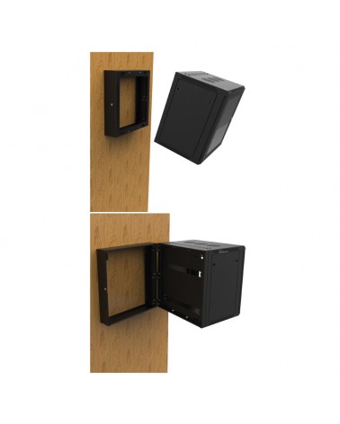 9U Wall Mount Rack Frame (R6400-RHF-9U)
