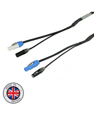 1.5m Combi 2.5mm Seetronic PowerTwist / 5-Pin DMX Cable