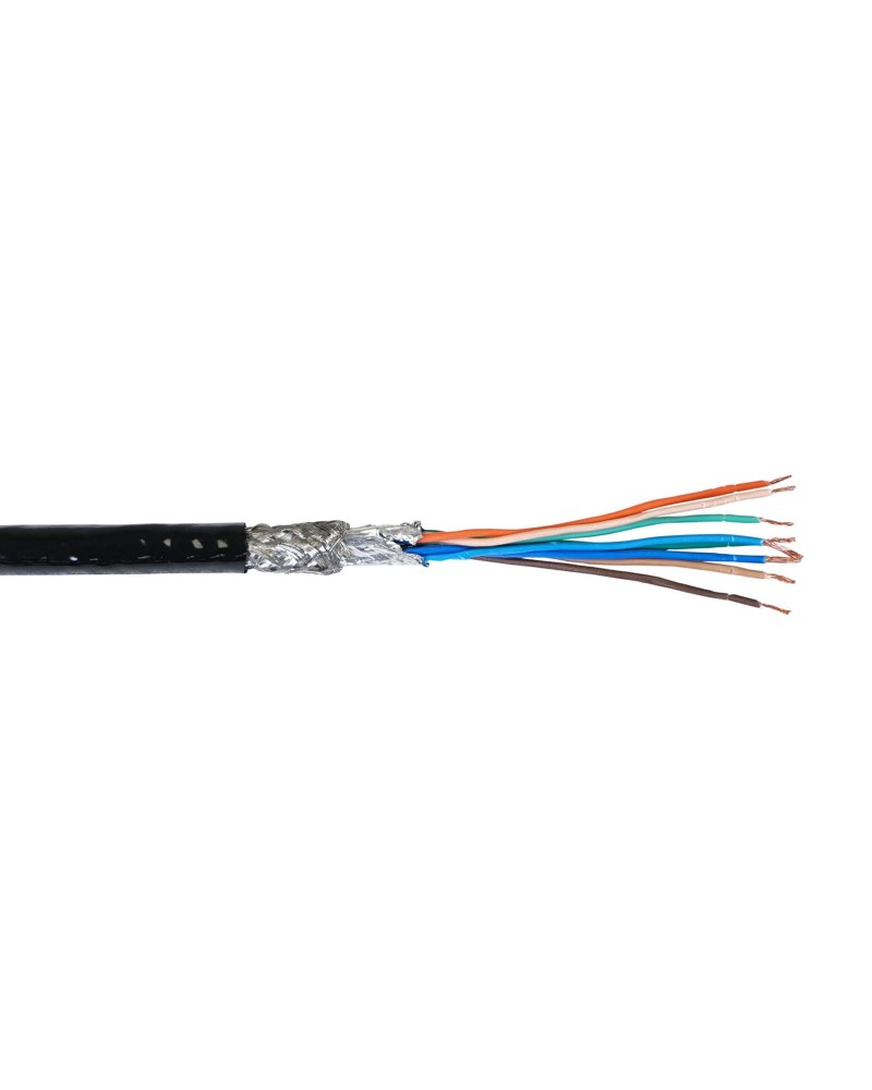 TOUR Screened 1 Pair DMX Cable DMX1PRB-TPU, 100m