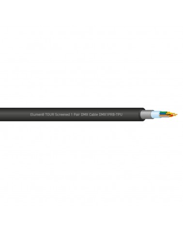 TOUR Screened 1 Pair DMX Cable DMX1PRB-TPU, 500m