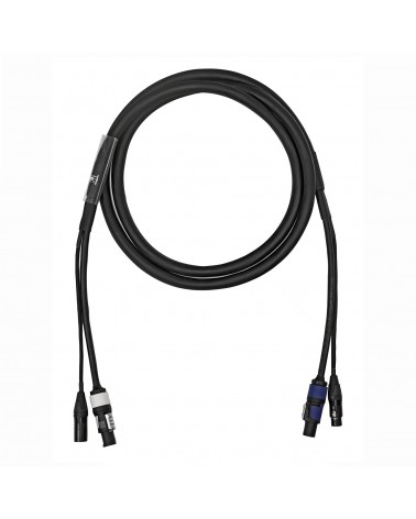 10m Combi 2.5mm Neutrik powerCON / 3-Pin DMX Cable