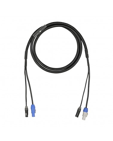 15m Combi 1.5mm Seetronic PowerTwist / 5-Pin DMX Cable