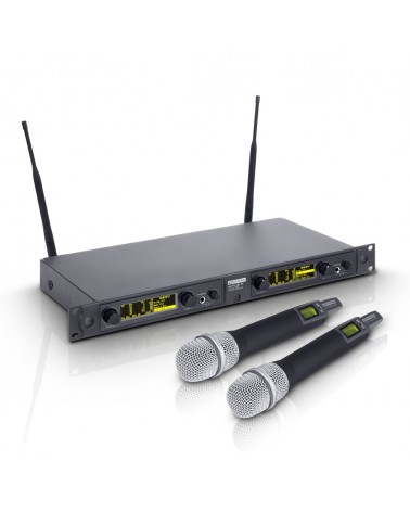 LD Systems WIN 42 HHC 2 - Wireless Microphone System with 2 x Condenser Handheld Microphone