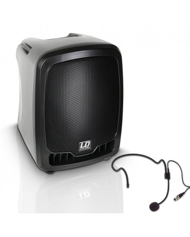 LD Systems Roadboy 65 HS - Portable PA Speaker with Headset
