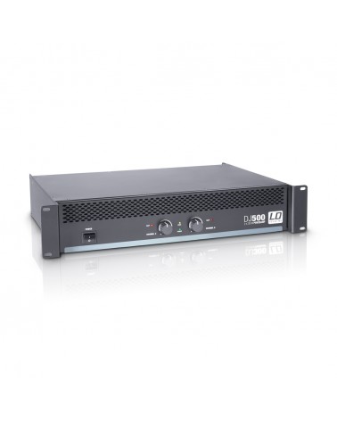 LD Systems DJ 500 - PA Power Amplifier 2 x 250 W 4 Ohms
