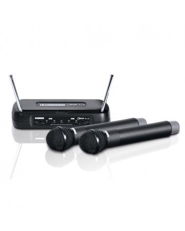 LD Systems ECO 2X2 HHD 2 - Wireless Microphone System with 2 x Dynamic Handheld Microphone