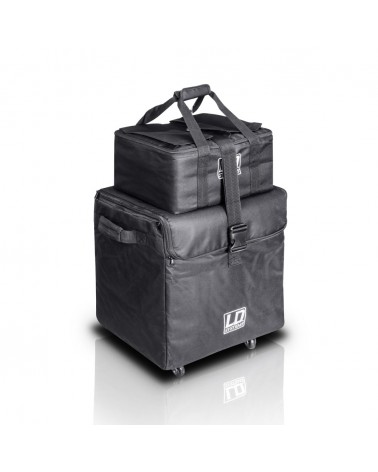 LD SYSTEMS DAVE 8 SET 1 - TRANSPORT BAGS WITH WHEELS FOR DAVE 8 SYSTEMS