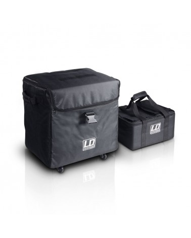 LD SYSTEMS DAVE 8 SET 1 - TRANSPORT BAGS WITH WHEELS FOR DAVE 8 SYSTEMS