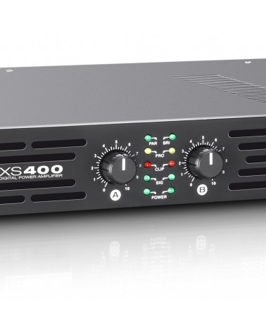 LD Systems XS 400 - PA Power Amplifier Class D 2 x 200 W 4 Ohms