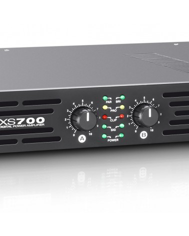 LD Systems XS 700 - PA Power Amplifier Class D 2 x 350 W 4 Ohms