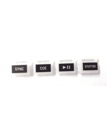 Numark iDJ3 Mixtrack Quad Pro II Sync/Cue/Play/Stutter Set of 4 Push Button 